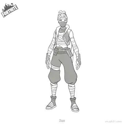 Free printable Kuno 02 Coloring Page - Free PDF Printable Fortnite Coloring Sheets coloring page